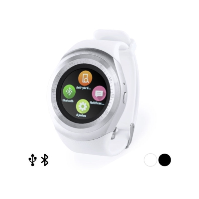 Smartwatch 1,22' LCD USB Bluetooth 145788 Colore:Bianco - BIGBUY TECH