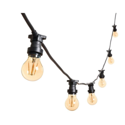 Catena LED E14 | Nera | 10m 14 Portalampada IP65 | Asia Led precio