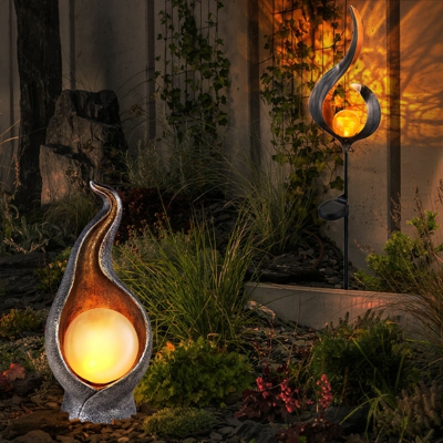 Etc-shop - Set di 2 lampade LED per esterni a sospensione solare da giardino