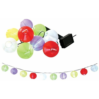 Set di colori 2 solare lanterna 10x catena LED giardino terrazza lampada - HARMS
