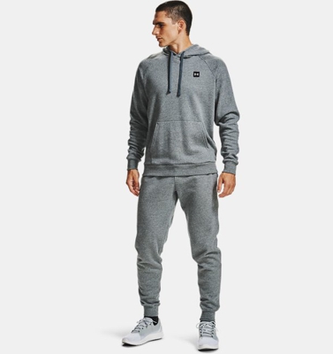 Felpa con cappuccio UA Rival Fleece da uomo