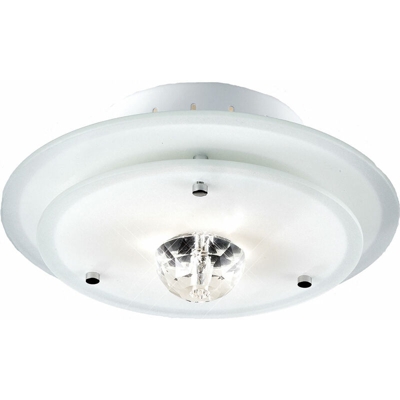 Etc-shop - LED 1,9 Watt luce vetro plafoniera illuminazione metallo 3000K Diamantis