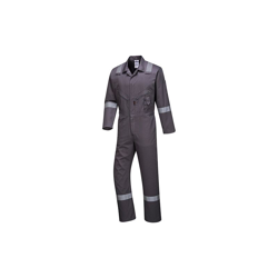 Portwest - Tuta in cotone Iona | XXL - Grey - NEUTRO (SENZA PERSONALIZZAZIONE) precio