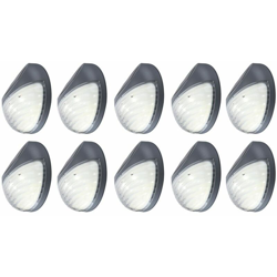 Etc-shop - Set di 10 luci a LED per esterni da giardino a 10 luci per recinzione IP44 en oferta