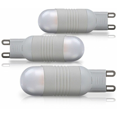 Etc-shop - Set di 3 lampadine LED da 1,9 watt G9 base 150 lumen Lampada da 3000 Kelvin