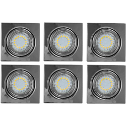 Spot-light - LED 6-pack incasso 4,5 W soggiorno sala hall Spotlight CRISTAL SOGNO 2.305.328 en oferta