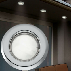 Etc-shop - Set di 5 lampade spot Faretti da incasso cromo lampada salotto rotondo moderno acciaio en oferta