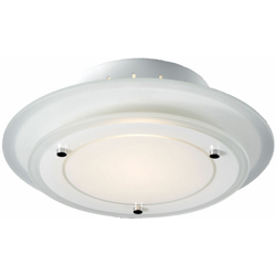 Esto - plafoniera illuminazione plafoniera intorno apparecchio metallo Lampada in vetro 40125 precio