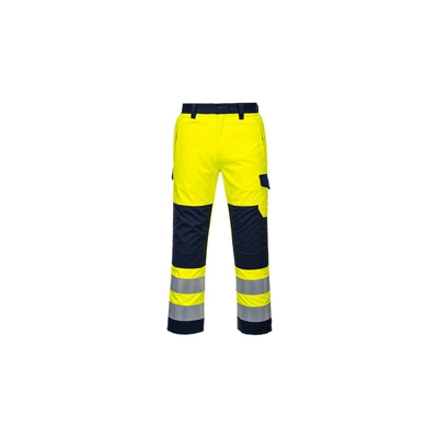 Portwest - Pantaloni Hi-Vis Modaflame | XL - YeNa - NEUTRO (SENZA PERSONALIZZAZIONE)