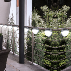 Etc-shop - Set di 8 luci a LED per esterni da giardino a 10 luci per recinzione IP44 precio