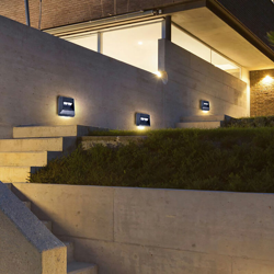 Set di 3 robuste applique a LED lampada facciate illuminazione d'accento all'aperto - KANLUX características