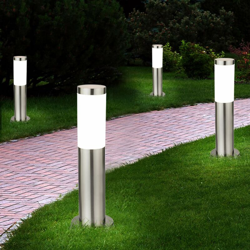 Etc-shop - Set di 4 piani in acciaio inox lampade di illuminazione nel set, tra cui lampade a LED características