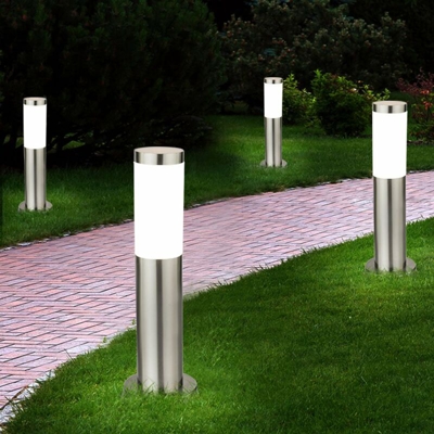 Etc-shop - Set di 4 piani in acciaio inox lampade di illuminazione nel set, tra cui lampade a LED