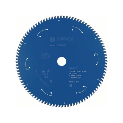 Bosch Lama per sega circolare Expert for Wood per seghe a batteria 305x2,2/1,6x30 T96 - 2608644529