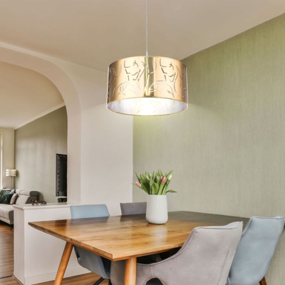 Etc-shop - Lampada a soffitto a pendolo oro Living Room Decor Die Cut Hanging Light Set con lampadine a LED