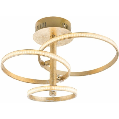 Globo - Lampada da soffitto a LED a LED in vetro per camera da letto con effetto cristallo 67090G
