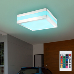 Etc-shop - RGB LED 14 watt colore plafoniera esterna fasciatoio giardino illuminazione regolabile precio