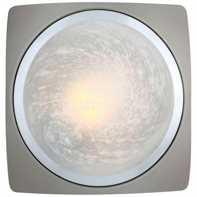 Lampada da parete in vetro cromato tavolo da pranzo presa illuminazione 1xE27 sala Esto 41597 Pluto