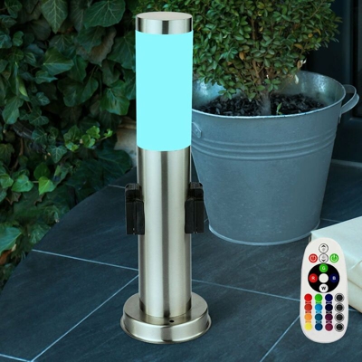 Etc-shop - Colore piantana cambia RGB luce giardino percorso LED illuminazione esterna 7 watt dimmer