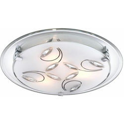 Etc-shop - plafoniera Edge Mirror 5,7 Watt luce di soffitto K9 illuminazione cristallo LED precio