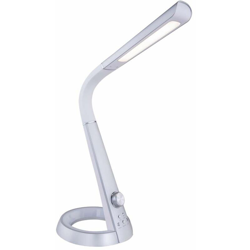 Globo - Lampada da scrivania a LED per ufficio lampada caricatore USB luce notturna RGB argento dimmerabile en oferta