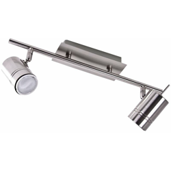 Eglo - Applique / plafoniera acciaio nichel opaco 2 fiamme sala da pranzo ESL 2700 lm 90434 FORMIA precio