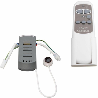 Globo - telecomando a 3 stadi velocità ventilatore da soffitto interruttore chiaro plastica 0390S