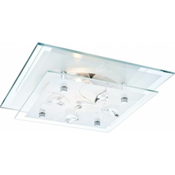 Etc-shop - plafoniera cristallo lampada salone telecomando dimmerabile incluso nel set. RGB lampade a LED en oferta
