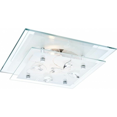 Etc-shop - plafoniera cristallo lampada salone telecomando dimmerabile incluso nel set. RGB lampade a LED