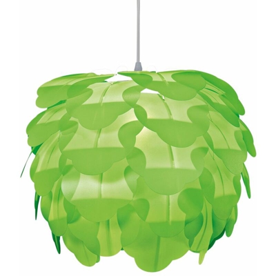 Etc-shop - ufficio Tinker LED 7 Watt lampada a pendolo collegato in acciaio Lampada a sospensione fiore verde
