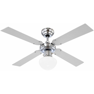 Etc-shop - Ventilatore a soffitto con illuminazione ventilatori interruttore tiraggio set con lampadine a LED