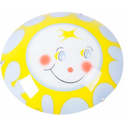 Esto - Lampada da camera per bambini bianca / colorata plafoniera Sunny DL giallo 48114 precio