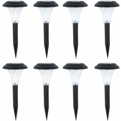 Etc-shop - Set di 8 luci a spina principale solare luci esterne luci del giardino luci IP44 características