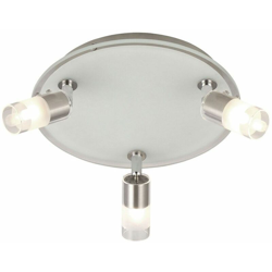 emettitori di luce a soffitto Rondell Spots satinato chiaro vetro girevole Esto 960.000-3 en oferta