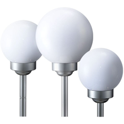 Etc-shop - Set di 3 LED palle di luce solare IP44 lampada esterna Spotlight bianco illumina 8 ore características
