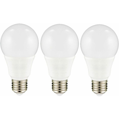 Set di 3 LED SMD 9.5 Watt E27 di alluminio di plastica 806 Lumen 2700 gradi Kelvin BT 7925 - ETC-SHOP