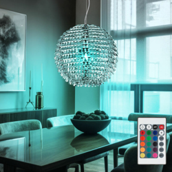 Etc-shop - telecomando plafoniera attaccatura diametro lampada 30 cm nel set comprese lampade LED RGB en oferta