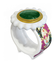 Baci-milano - BACI MILANO LEGATOVAGLIOLO PURPLE MOOD 2 IN CERAMICA 5.5CM ACCESSORI TAVOLA CASA INTERNI características