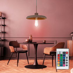 Etc-shop - Lampada a sospensione a soffitto, soggiorno, telecomando, set regolabile, lampadine a LED RGB precio