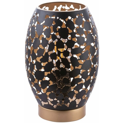 Globo - Lampada da tavolo da scrittura notturna decorata in oro nero lampada da lettura design 24003S