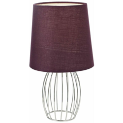 Globo - Lampada da tavolo di lusso da scrittura griglia da pranzo viola lampada da lettura cromo 54801TLS características