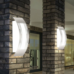 Etc-shop - Set di 2 applique di illuminazione a LED 7 Watt lampade in acciaio inox lucido con stampa decorativa precio