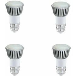 Etc-shop - Un insieme di 4 5 watt di SMD E27 LED lampadina bianco neutro EEK A + 270 Lumen 4200K en oferta