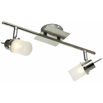 Esto - 6 watt lampada riflettore soffitto del LED riflettore orientabile vetro cromo chiaro 758.400-2 NOVA