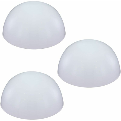 Etc-shop - luce solare set di 3 LED sferica esterno dispositivo della lampada della luce del giardino Globo