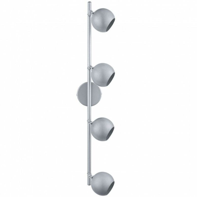 Etc-shop - lampada d'argento parete camera soffitto design portatile quadrifoglio nel set, tra cui lampade a LED