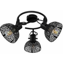 Etc-shop - Lampada da soffitto retrò mobile CONTROLLO REMOTO Faretto dimmerabile in set con illuminazione a LED RGB en oferta