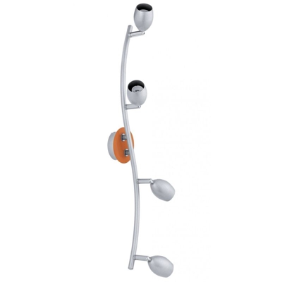Lampada da soffitto luce spot luce parete radiatore mobile arancione argento acciaio EGLO 30251 Buroni