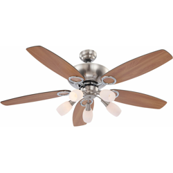 Etc-shop - Ventilatore da soffitto di lusso con set di lampade, incluso telecomando e lampadine a LED en oferta