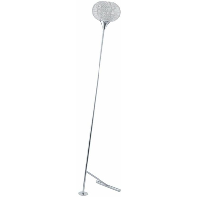LED 5 Watt in piedi uplight luce della lettura di illuminazione in alluminio cromato Camera - ETC-SHOP